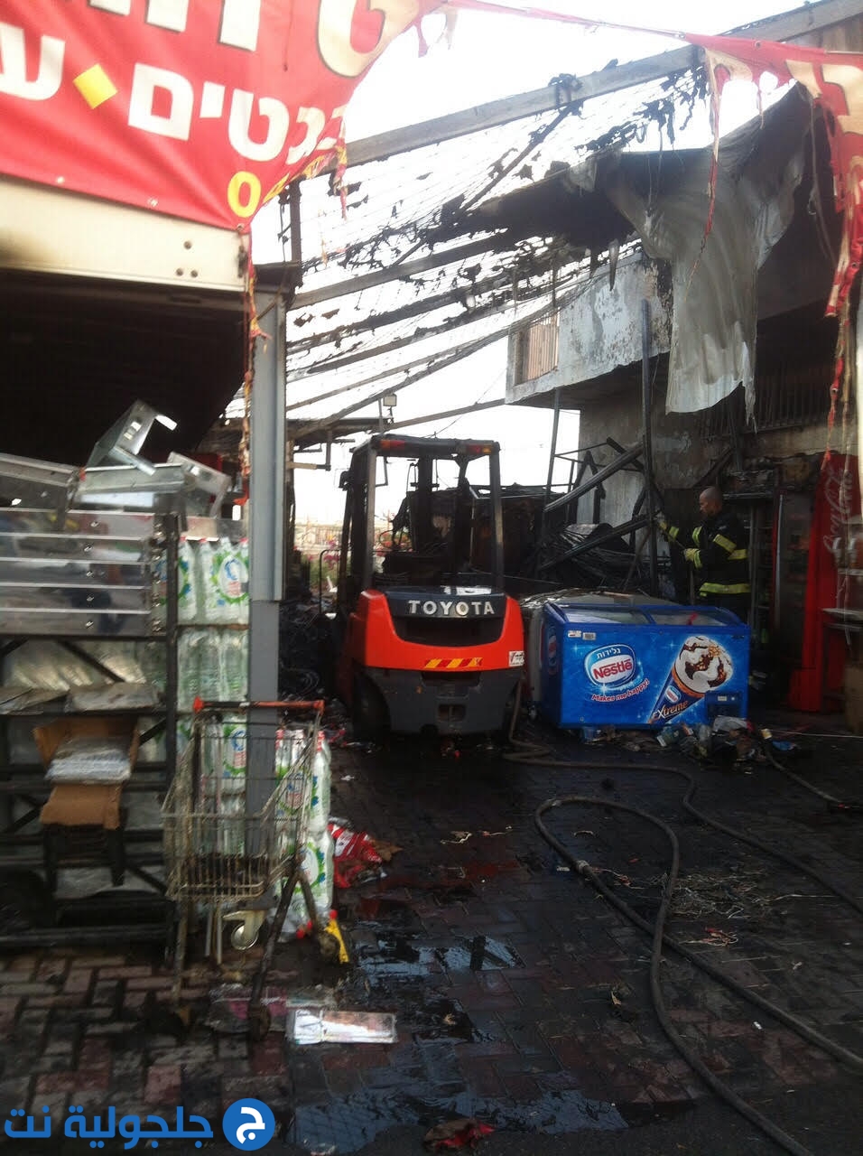 حريق في محل تجاري في الفريديس يلحق أضرارا جسيمة